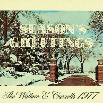 Carroll Family Christmas Card 1977