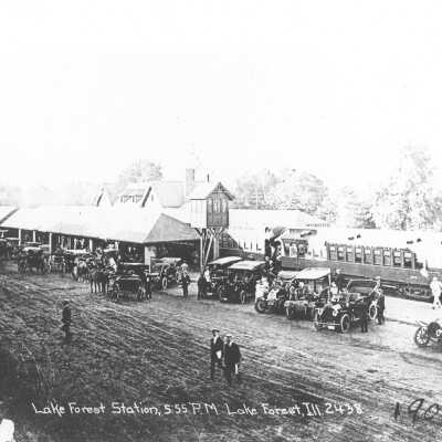 Lake Forest Train Station, 1909