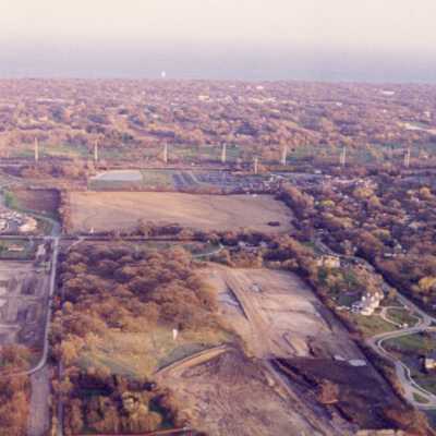 Aerial photo of LeWa farm, 1998