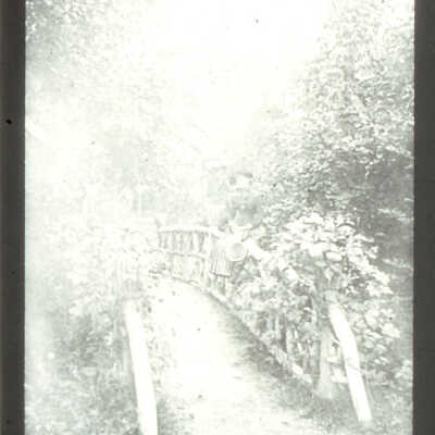 Grace Farwell on bridge