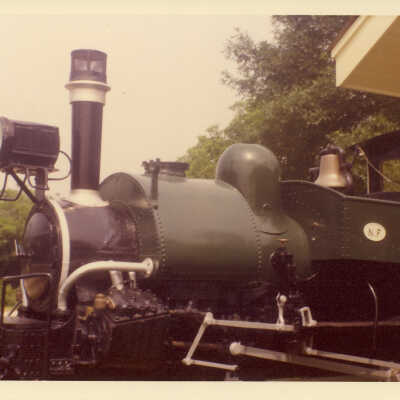 Stanely Wells Collection of Donnelly's Trains at his farm