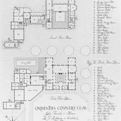 Onwentsia Club floor plan