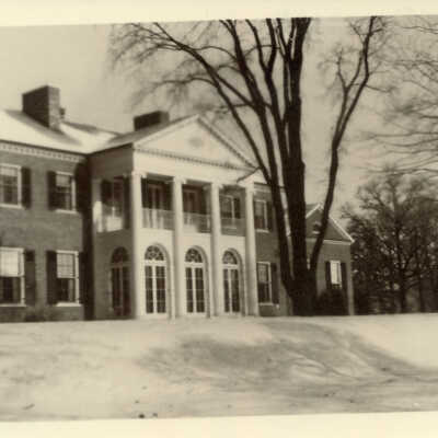 McGann residence in winter