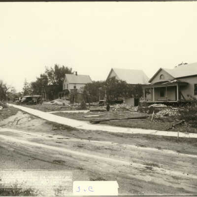 Looking north from 215 McKinley Road