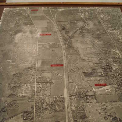 aerial photograph of Lake Forest