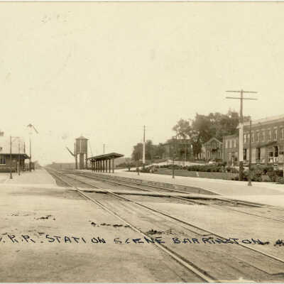 C. & N.W. R.R. Station Scene Barrington, IL
