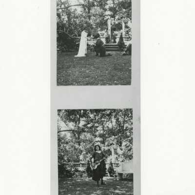 Two Photographs of Playhouse actors