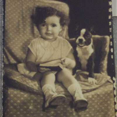 Girl with dog