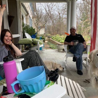 "Porch Gathering"