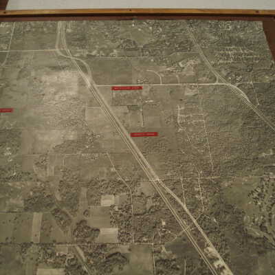 aerial photograph of Lake Forest