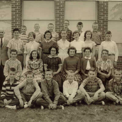 Deerpath School 1957-1958. seventh grade