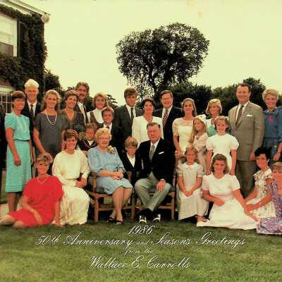 Carroll Family Christmas Card 1986
