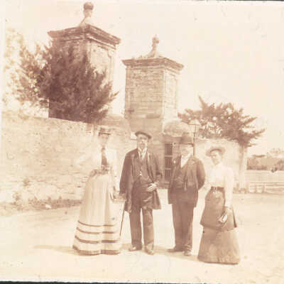 Two women and men