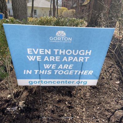 "Gorton Community Center sign"