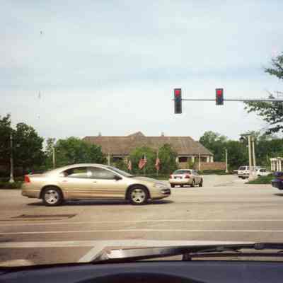 Flags at Intersection