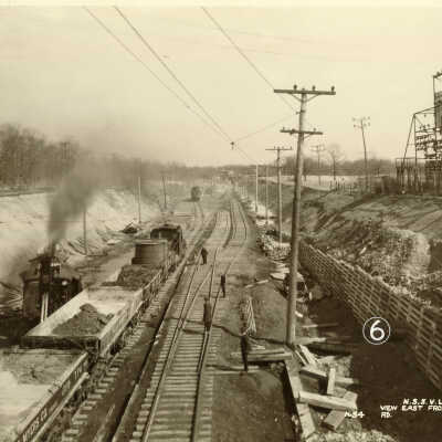 View east from Green Bay Road