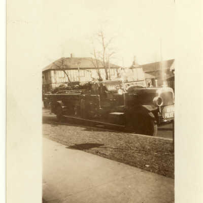 Fire Engine at Forest Avenue