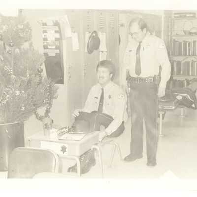 Police station interior