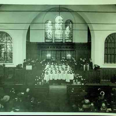 Church Choir at Easter morning