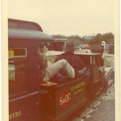 Stanely Wells Collection of Donnelly's Trains at his farm