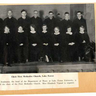 Church Choir in robes