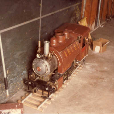 Stanely Wells Collection of Donnelly's Trains at his farm