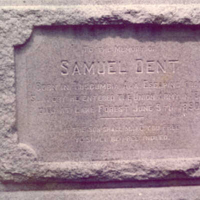 Samuel Dent gravestone