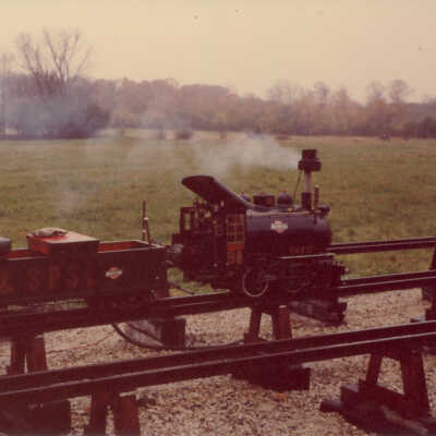 Stanley Wells Collection of Donnelly's Trains at his farm