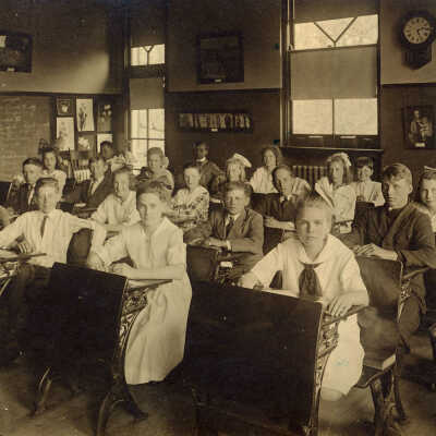 Gorton School Postcard