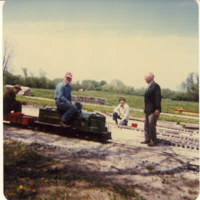 Stanely Wells Collection of Donnelly's Trains at his farm