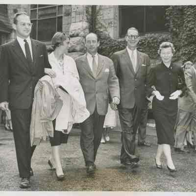 Photograph of Adlai Stevenson and family