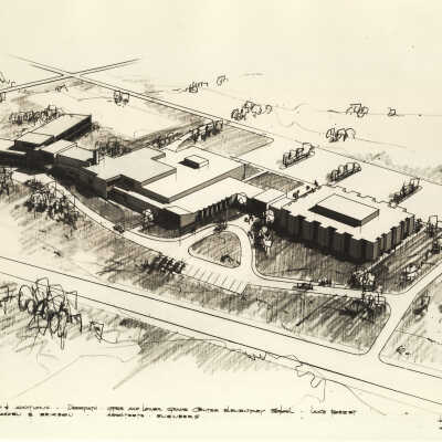 Architectural rendering of Deerpath School