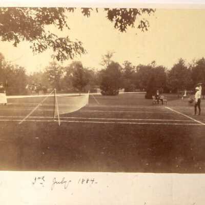 Tennis on the lawn