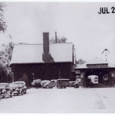 Lake Forest Train Station, July 29, 1938