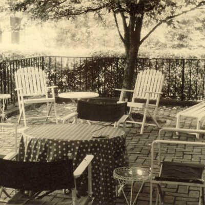 Patio of Quinlan home