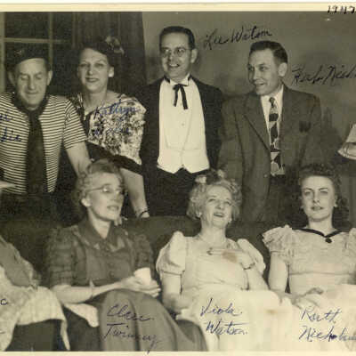 50-50 Club members, Club dance, 1947