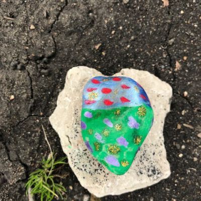 "Painted rocks"