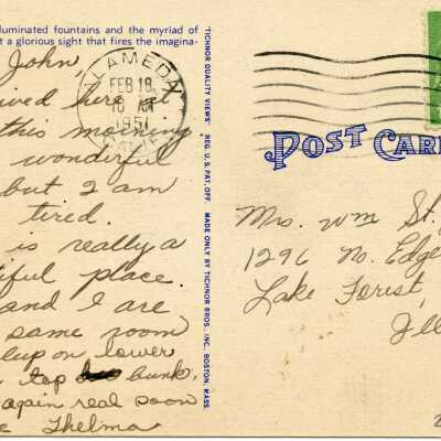 Copyright: Lake Forest Lake Bluff Historical Society; Origformat: Artifact