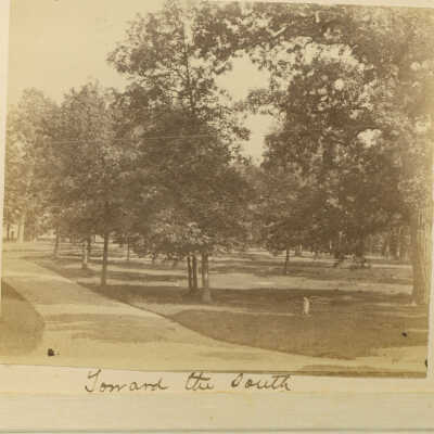 Lawn near the McClure Manse