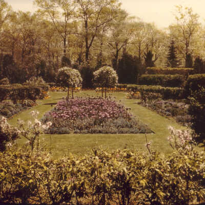 Formal garden at Walden