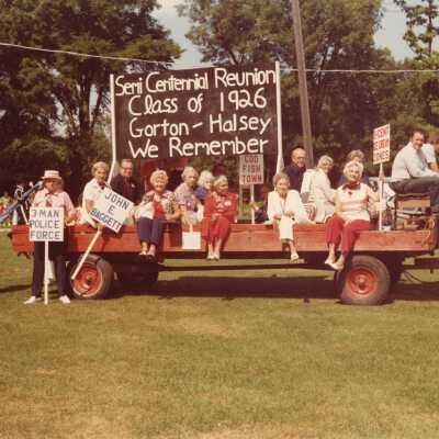 Gorton-Halsey Class of 1926 Reunion Float