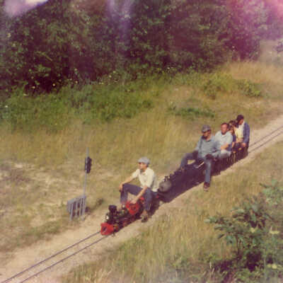Stanley Wells Collection of Donnelly's Trains at his farm