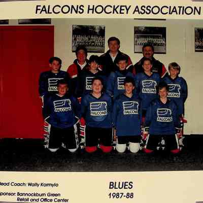 Falcon Hockey Team 1987-88
