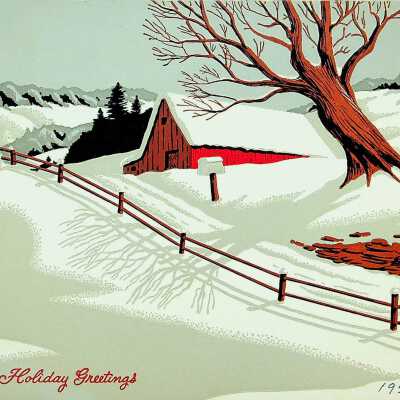 Carroll Family Christmas Card 1955
