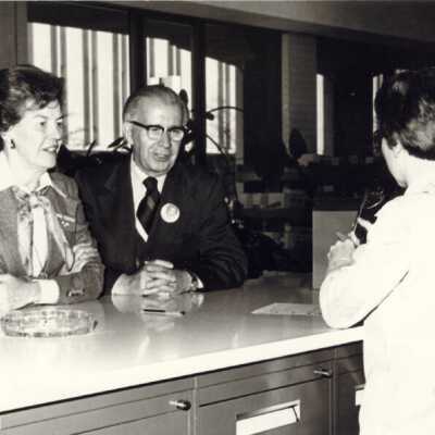 Virginia Fiester and Kenneth Frederick marriage at County Clerk's office