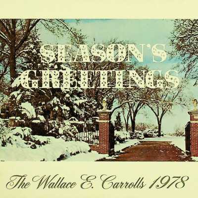 Carroll Family Christmas Card 1978