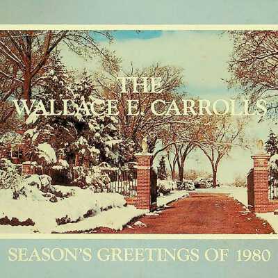 Carroll Family Christmas Card 1980