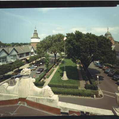view looking east