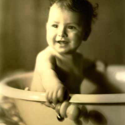 Baby in bathtub