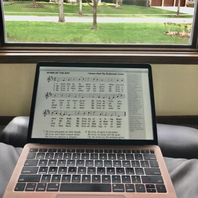 "Online Easter worship at home"